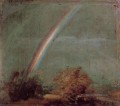 Landschaft mit einem Double Rainbow romantischen John Constable